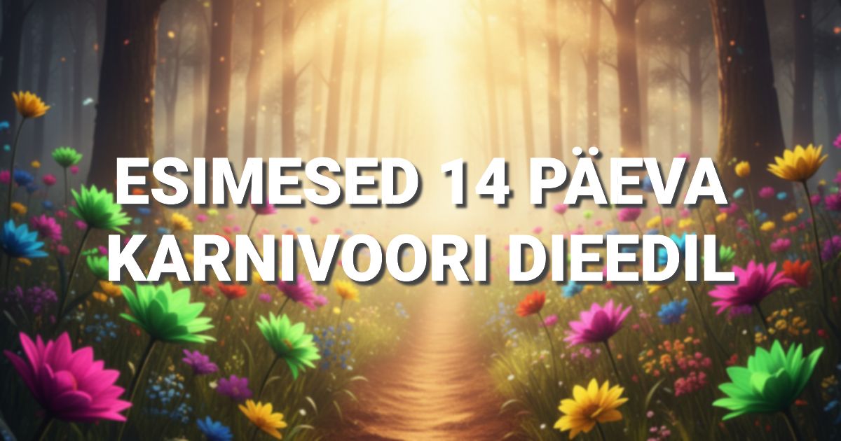 Karnivoori dieedi algus